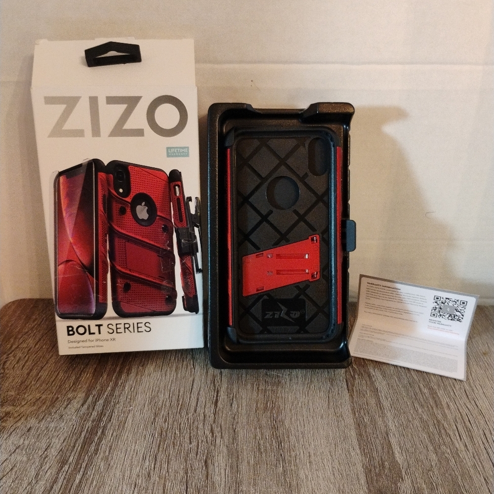 Zizo Bolt Series IPhone XR Case/w kickstand Holster Lanyard - Picture 3 of 13